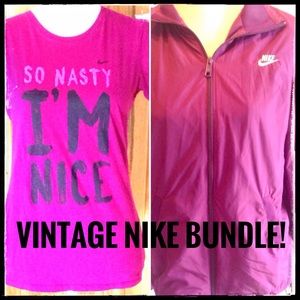 Sale 5/$25 Nike bundle jacket and tee shirt